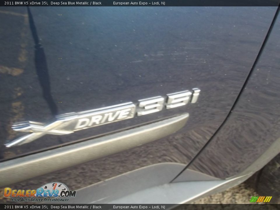 2011 BMW X5 xDrive 35i Deep Sea Blue Metallic / Black Photo #17