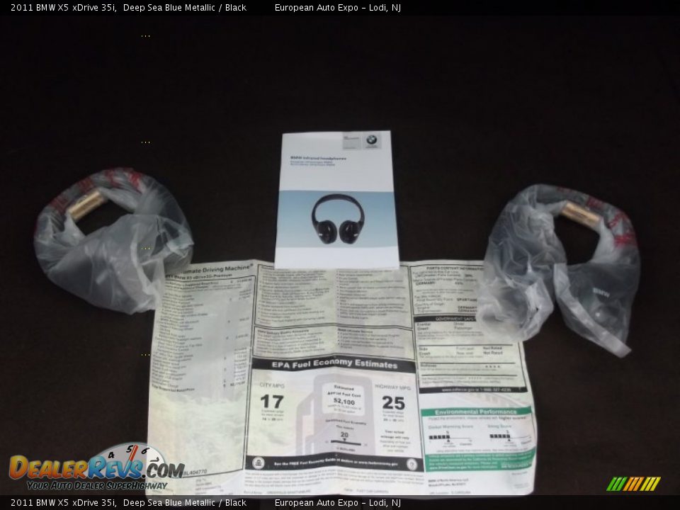 2011 BMW X5 xDrive 35i Deep Sea Blue Metallic / Black Photo #22
