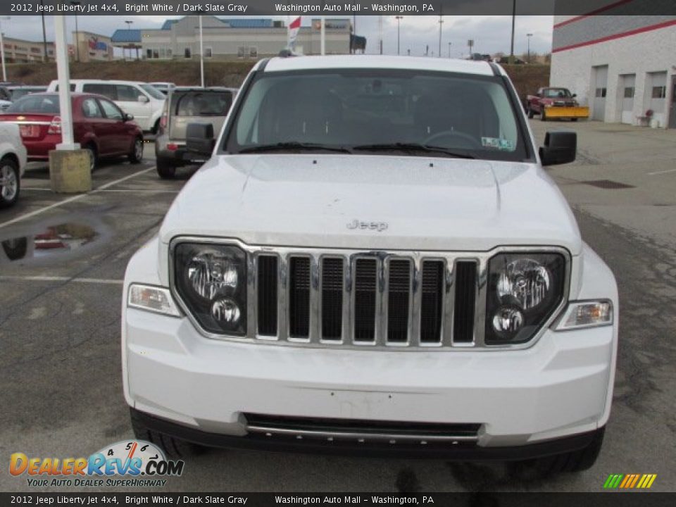 2012 Jeep Liberty Jet 4x4 Bright White / Dark Slate Gray Photo #5