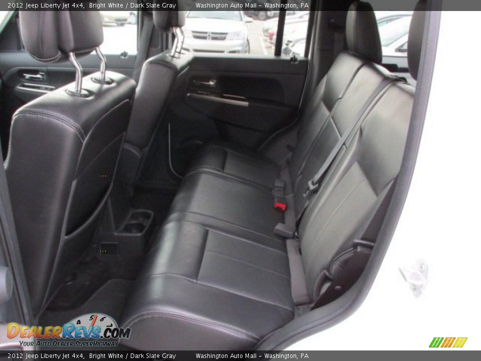 2012 Jeep Liberty Jet 4x4 Bright White / Dark Slate Gray Photo #17