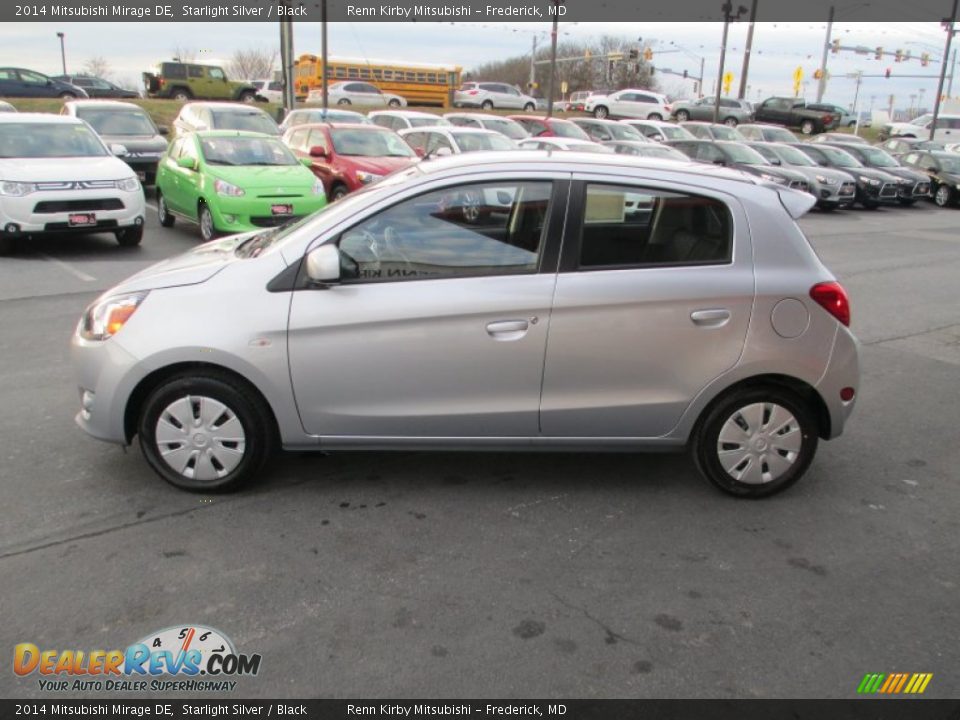 Starlight Silver 2014 Mitsubishi Mirage DE Photo #4