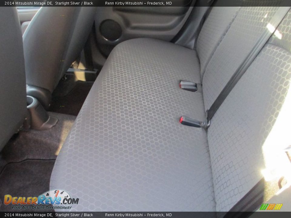 Rear Seat of 2014 Mitsubishi Mirage DE Photo #23