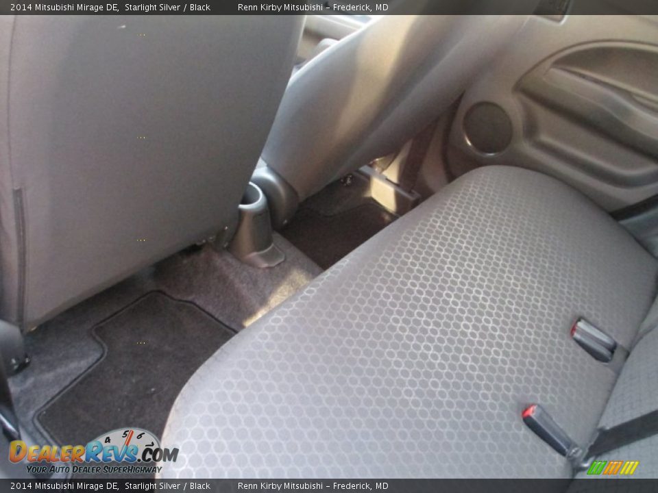 Rear Seat of 2014 Mitsubishi Mirage DE Photo #24