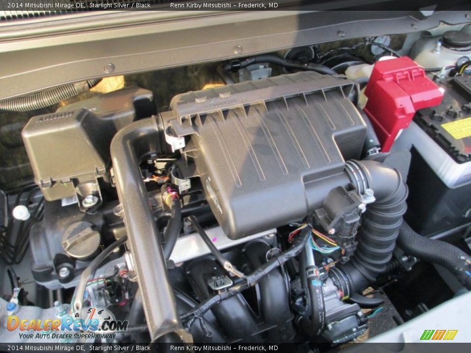 2014 Mitsubishi Mirage DE 1.2 Liter DOHC 12-Valve MIVEC 3 Cylinder Engine Photo #28