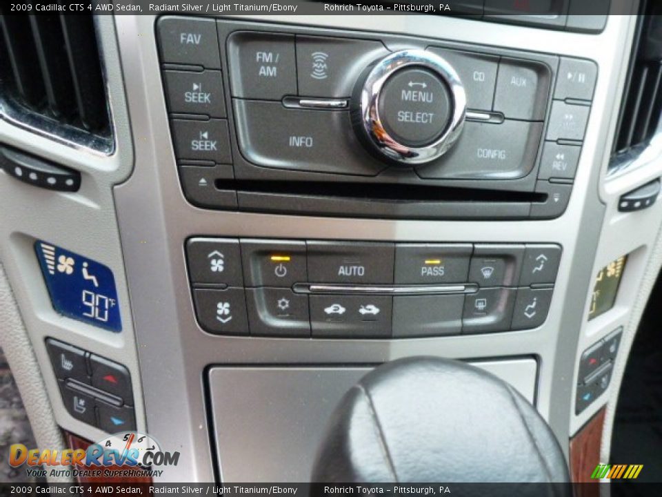 2009 Cadillac CTS 4 AWD Sedan Radiant Silver / Light Titanium/Ebony Photo #24