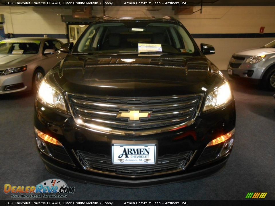 2014 Chevrolet Traverse LT AWD Black Granite Metallic / Ebony Photo #2