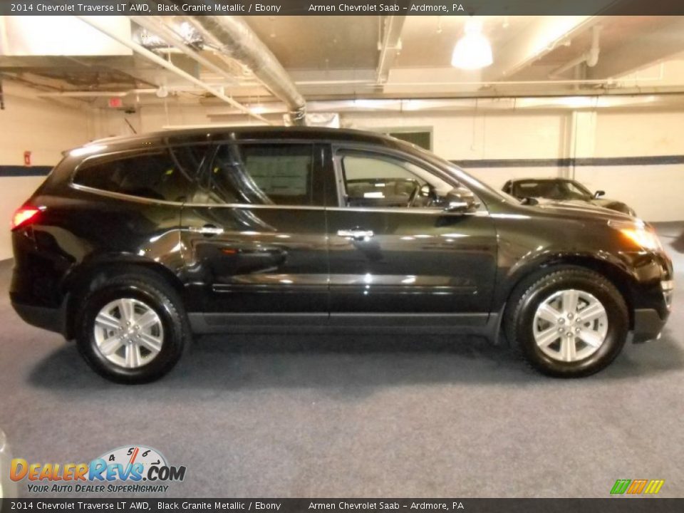 2014 Chevrolet Traverse LT AWD Black Granite Metallic / Ebony Photo #4