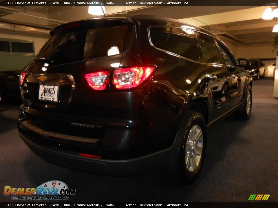 2014 Chevrolet Traverse LT AWD Black Granite Metallic / Ebony Photo #5