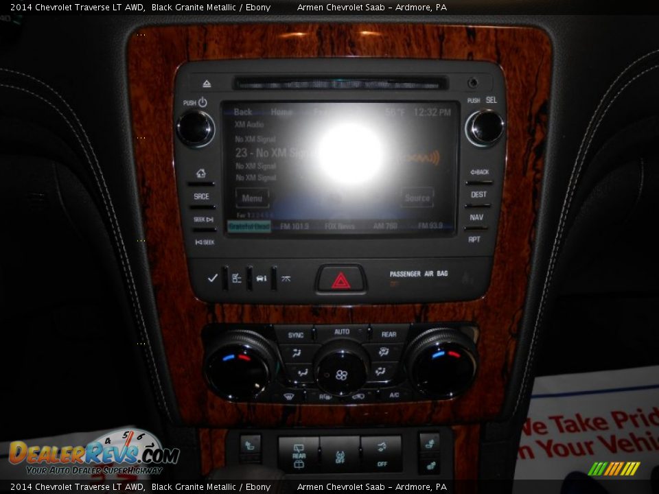 2014 Chevrolet Traverse LT AWD Black Granite Metallic / Ebony Photo #12