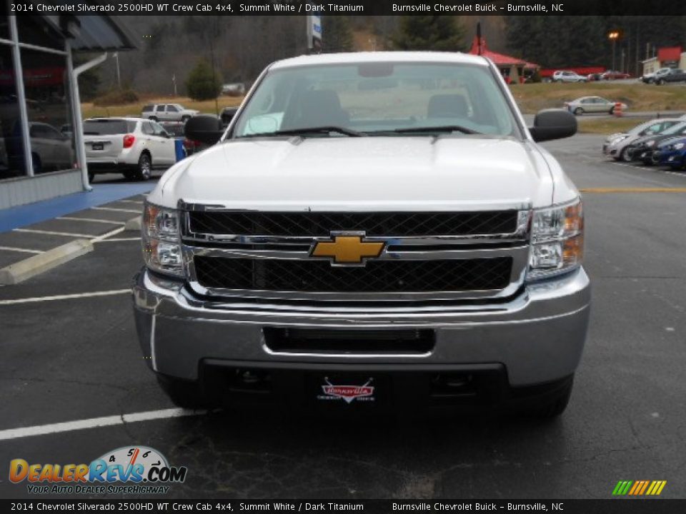 2014 Chevrolet Silverado 2500HD WT Crew Cab 4x4 Summit White / Dark Titanium Photo #2