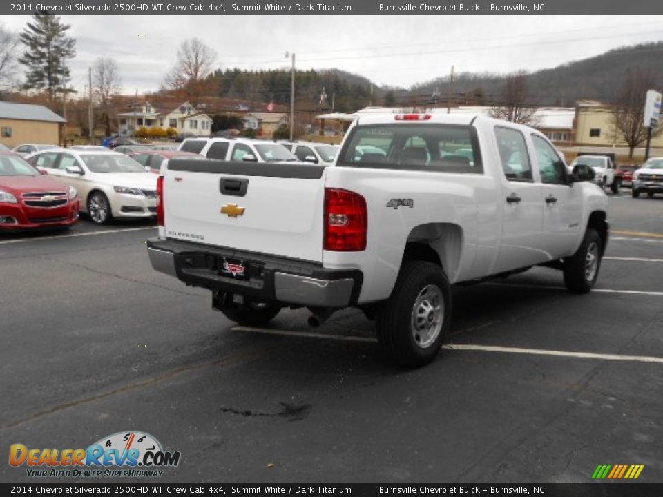 2014 Chevrolet Silverado 2500HD WT Crew Cab 4x4 Summit White / Dark Titanium Photo #5