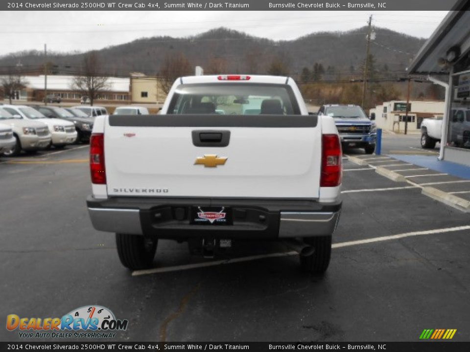 2014 Chevrolet Silverado 2500HD WT Crew Cab 4x4 Summit White / Dark Titanium Photo #6