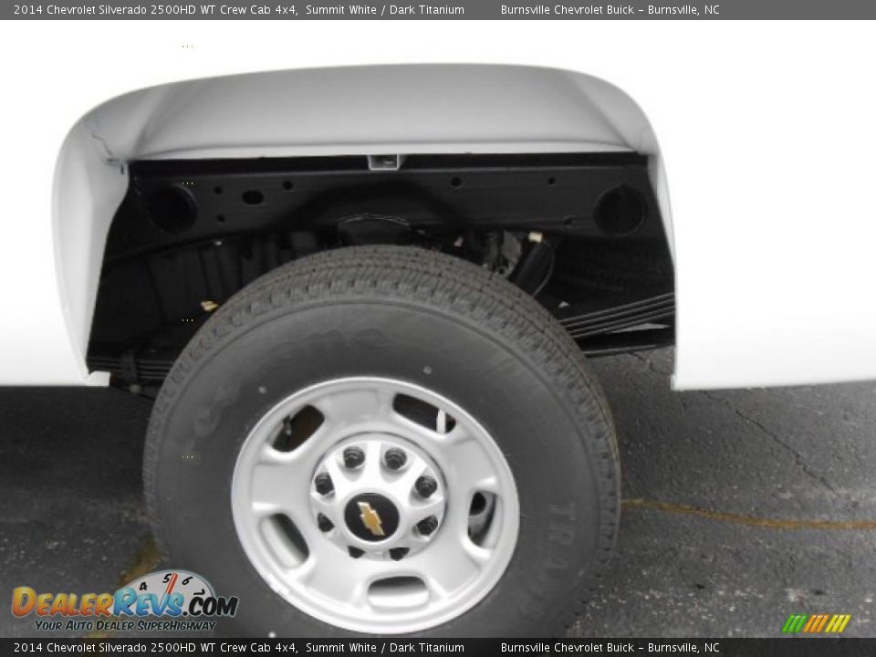 2014 Chevrolet Silverado 2500HD WT Crew Cab 4x4 Summit White / Dark Titanium Photo #8