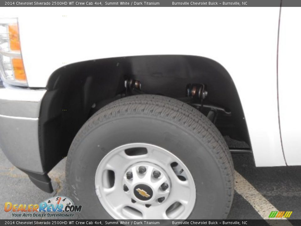 2014 Chevrolet Silverado 2500HD WT Crew Cab 4x4 Summit White / Dark Titanium Photo #9