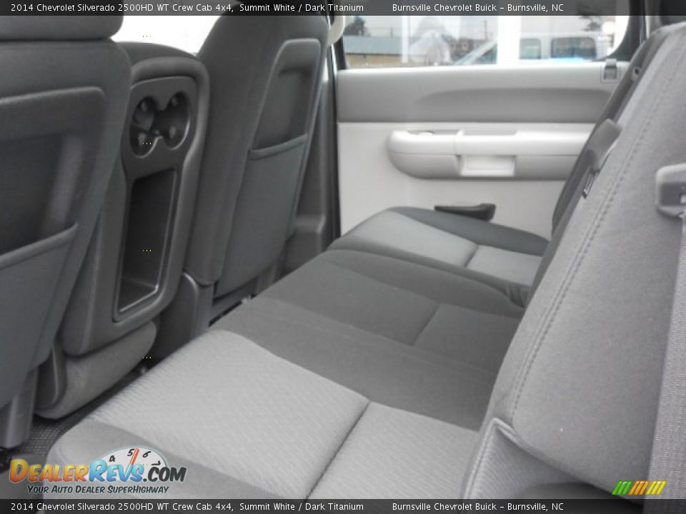 2014 Chevrolet Silverado 2500HD WT Crew Cab 4x4 Summit White / Dark Titanium Photo #12