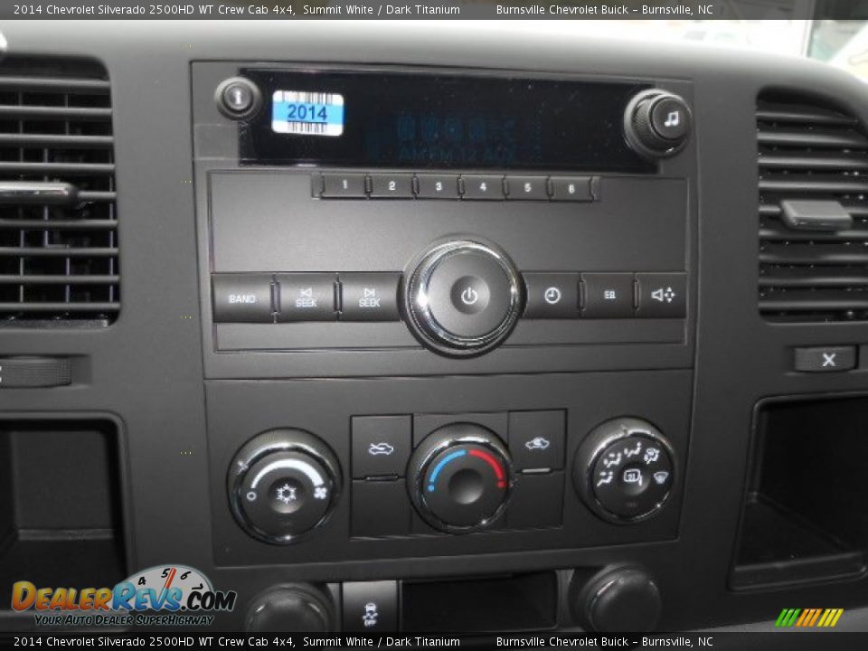 2014 Chevrolet Silverado 2500HD WT Crew Cab 4x4 Summit White / Dark Titanium Photo #13