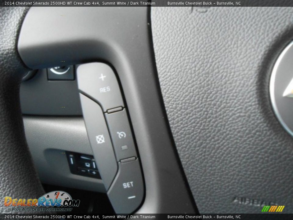 2014 Chevrolet Silverado 2500HD WT Crew Cab 4x4 Summit White / Dark Titanium Photo #15