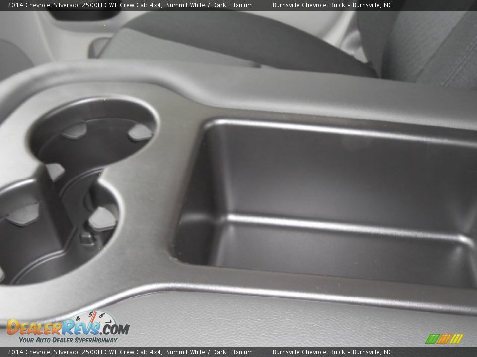 2014 Chevrolet Silverado 2500HD WT Crew Cab 4x4 Summit White / Dark Titanium Photo #16