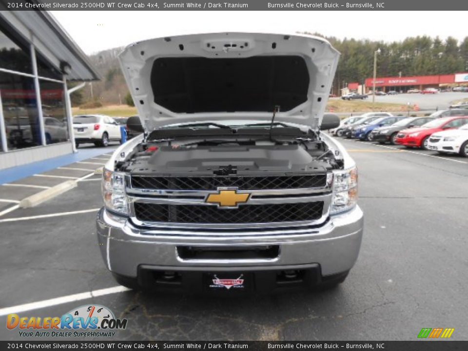 2014 Chevrolet Silverado 2500HD WT Crew Cab 4x4 Summit White / Dark Titanium Photo #17