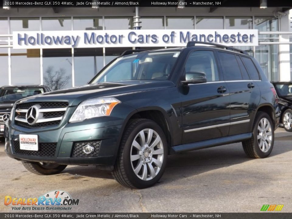 2010 Mercedes-Benz GLK 350 4Matic Jade Green Metallic / Almond/Black Photo #1