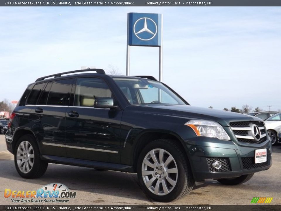 2010 Mercedes-Benz GLK 350 4Matic Jade Green Metallic / Almond/Black Photo #3