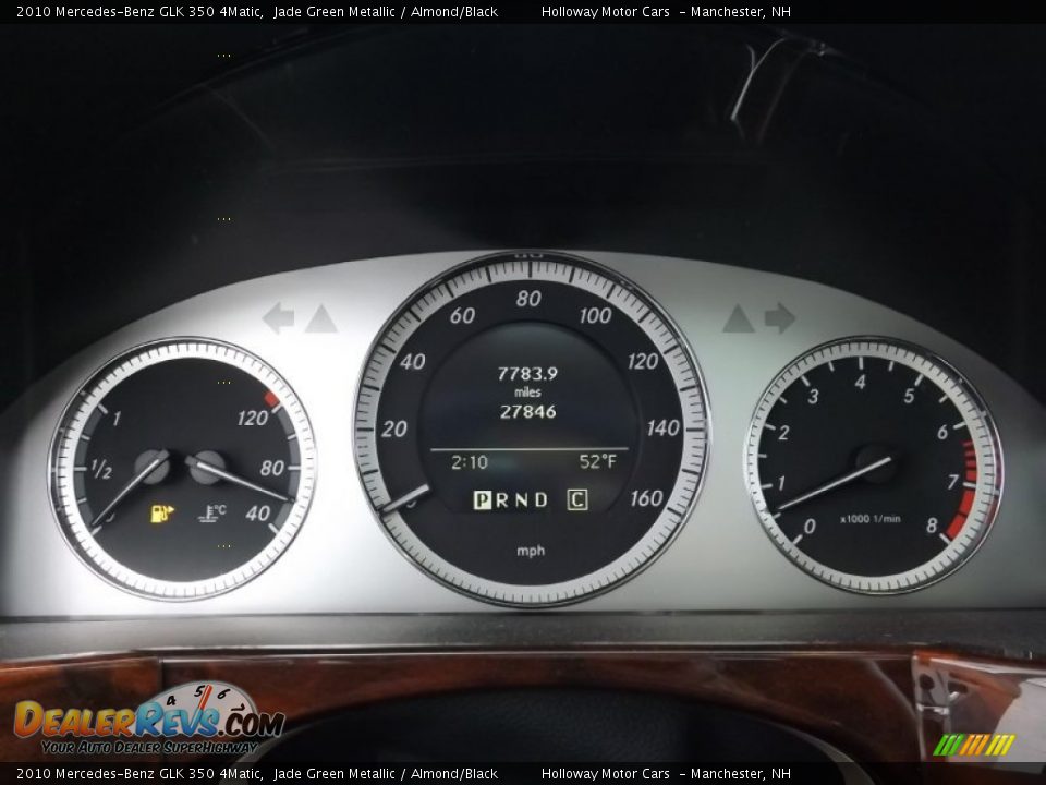 2010 Mercedes-Benz GLK 350 4Matic Jade Green Metallic / Almond/Black Photo #9