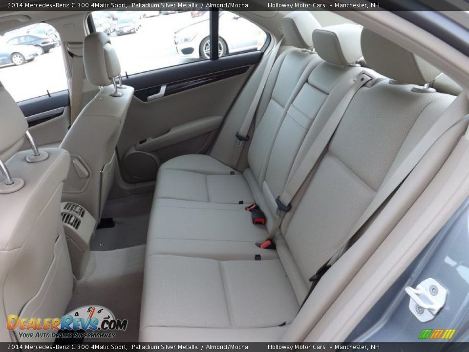 2014 Mercedes-Benz C 300 4Matic Sport Palladium Silver Metallic / Almond/Mocha Photo #6