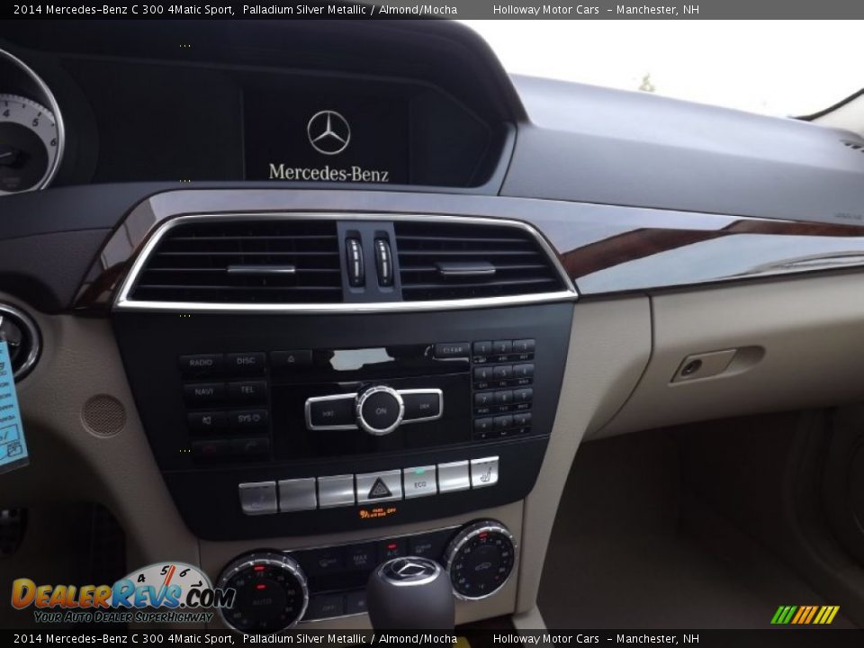 2014 Mercedes-Benz C 300 4Matic Sport Palladium Silver Metallic / Almond/Mocha Photo #8