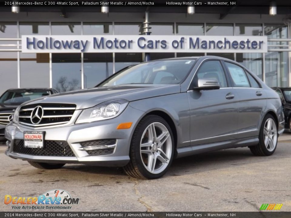 2014 Mercedes-Benz C 300 4Matic Sport Palladium Silver Metallic / Almond/Mocha Photo #1