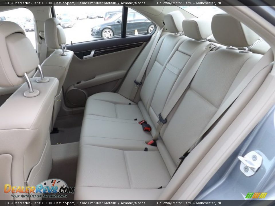 2014 Mercedes-Benz C 300 4Matic Sport Palladium Silver Metallic / Almond/Mocha Photo #5