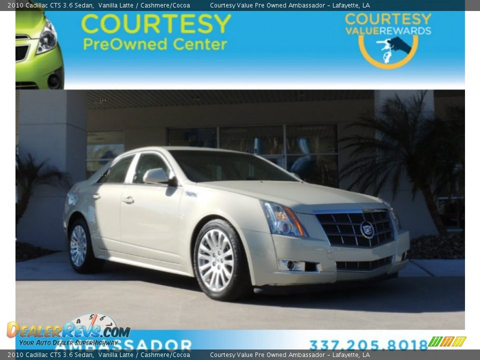 2010 Cadillac CTS 3.6 Sedan Vanilla Latte / Cashmere/Cocoa Photo #1