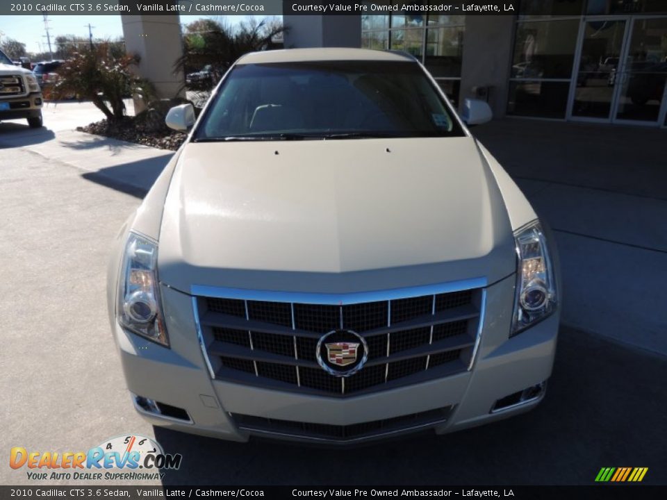 2010 Cadillac CTS 3.6 Sedan Vanilla Latte / Cashmere/Cocoa Photo #2