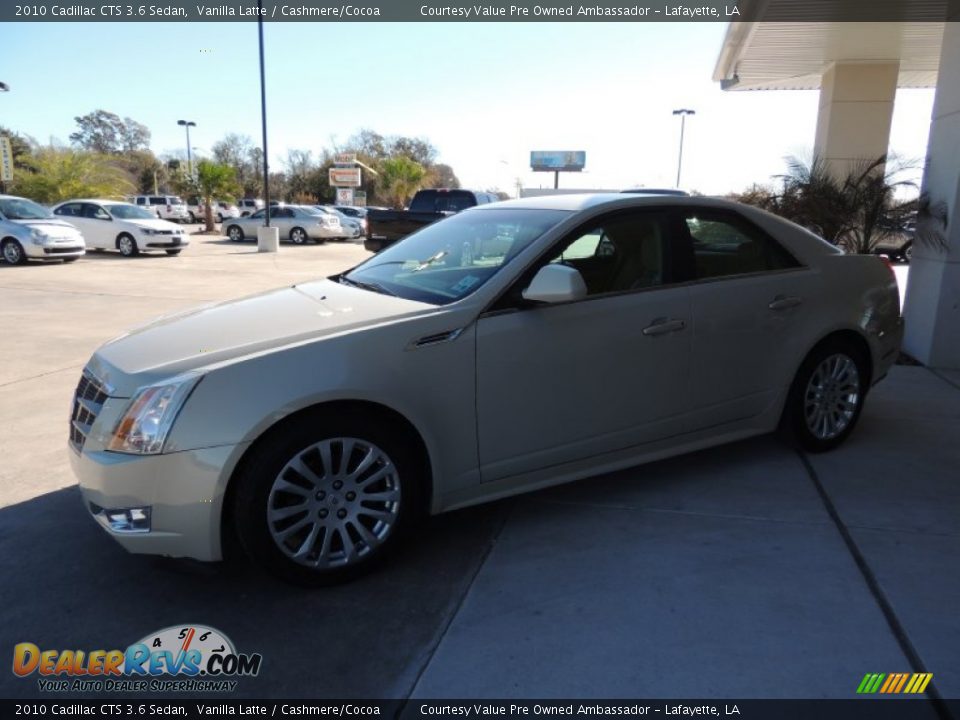 2010 Cadillac CTS 3.6 Sedan Vanilla Latte / Cashmere/Cocoa Photo #5