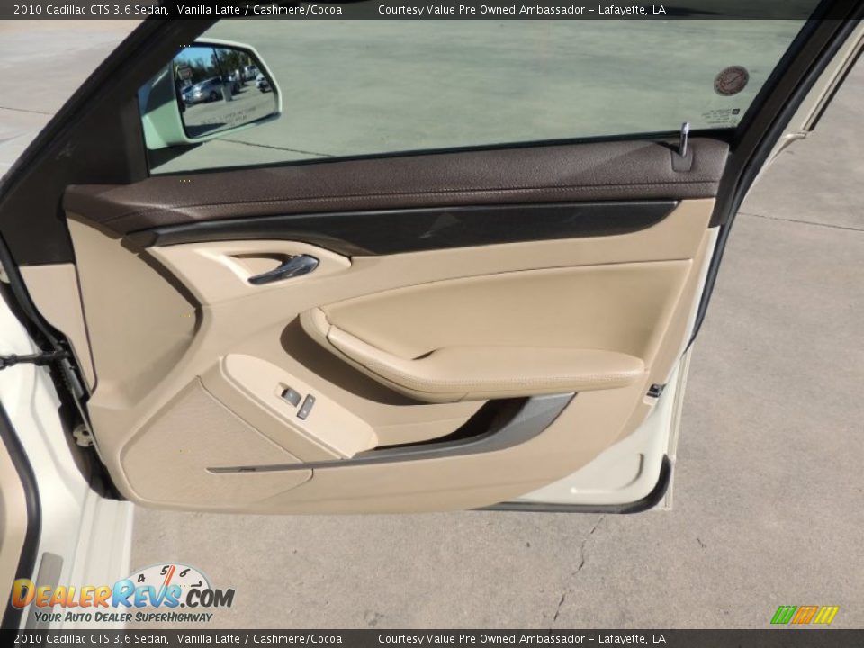 2010 Cadillac CTS 3.6 Sedan Vanilla Latte / Cashmere/Cocoa Photo #7