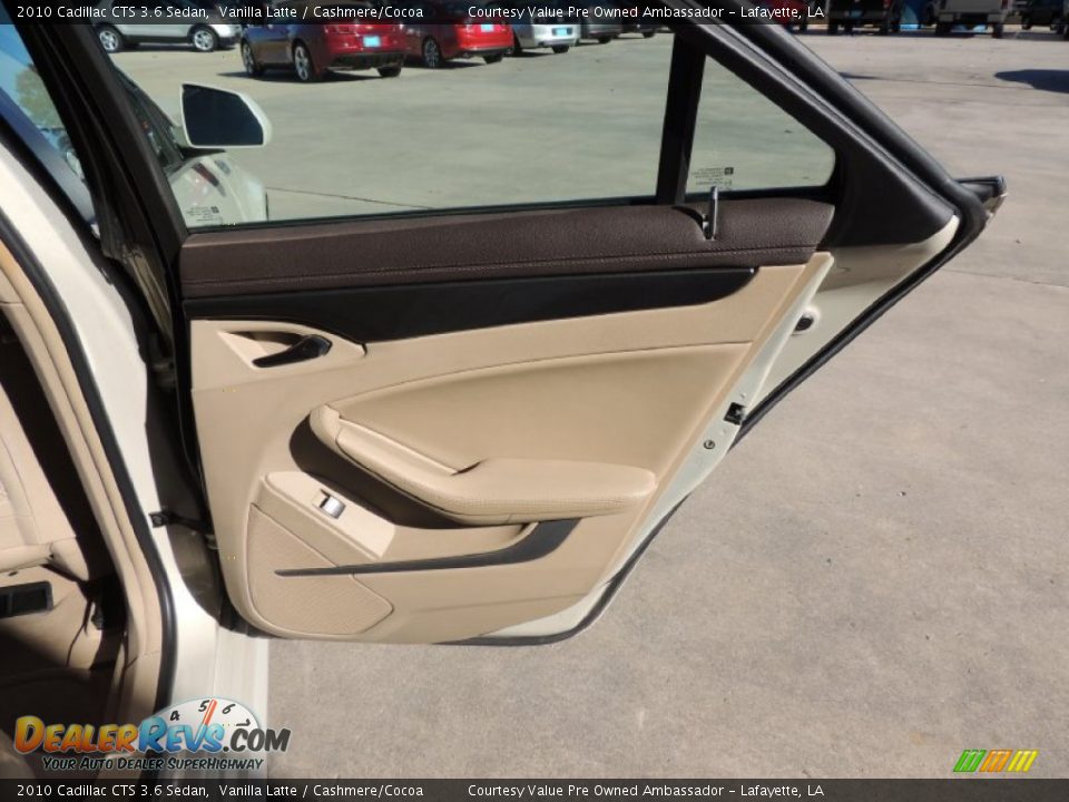 2010 Cadillac CTS 3.6 Sedan Vanilla Latte / Cashmere/Cocoa Photo #9