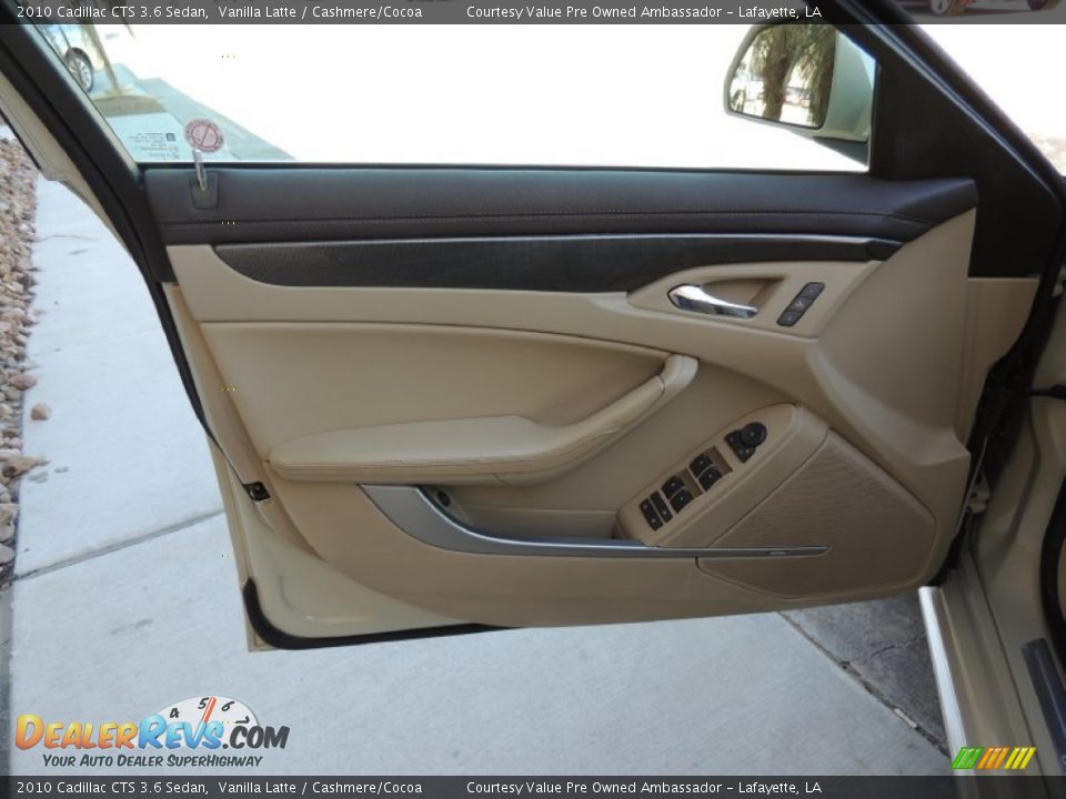 2010 Cadillac CTS 3.6 Sedan Vanilla Latte / Cashmere/Cocoa Photo #13