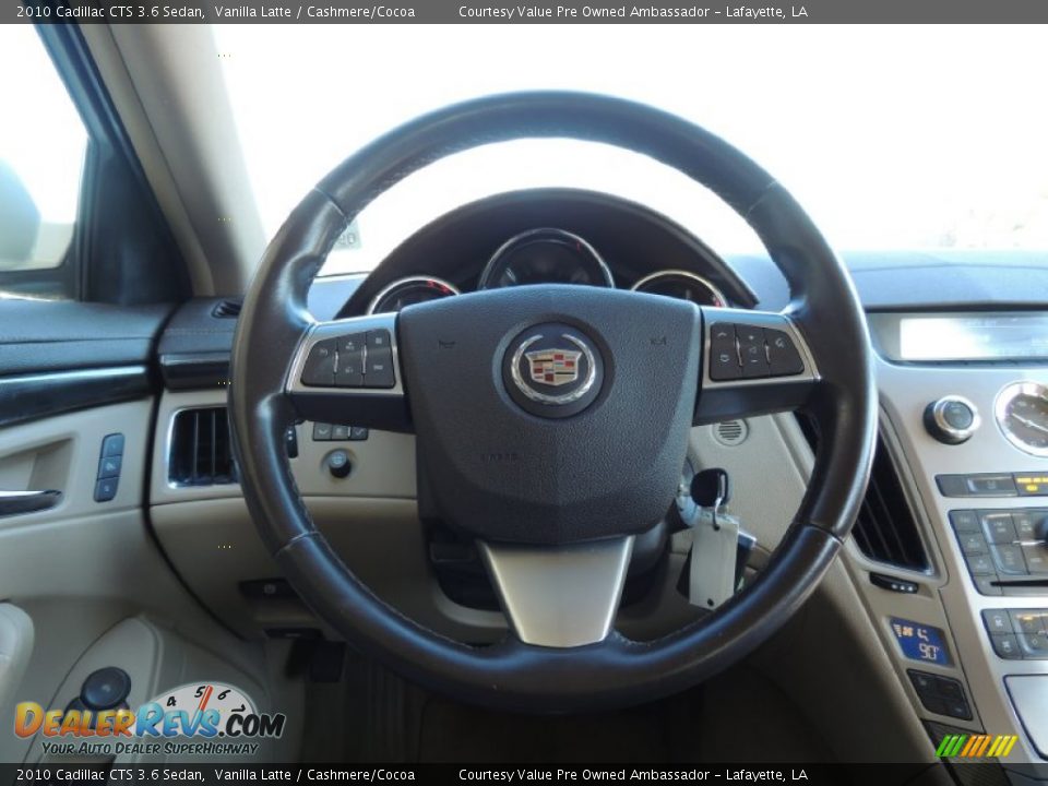 2010 Cadillac CTS 3.6 Sedan Vanilla Latte / Cashmere/Cocoa Photo #14