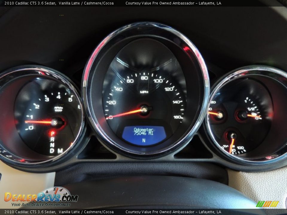 2010 Cadillac CTS 3.6 Sedan Vanilla Latte / Cashmere/Cocoa Photo #15