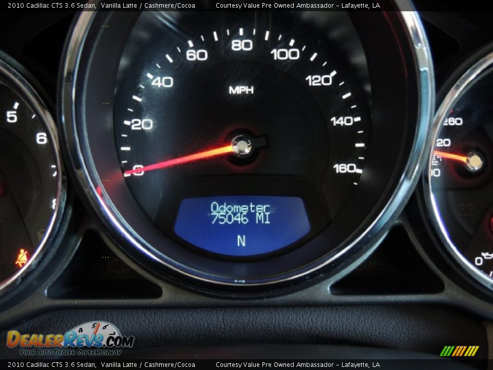 2010 Cadillac CTS 3.6 Sedan Vanilla Latte / Cashmere/Cocoa Photo #16