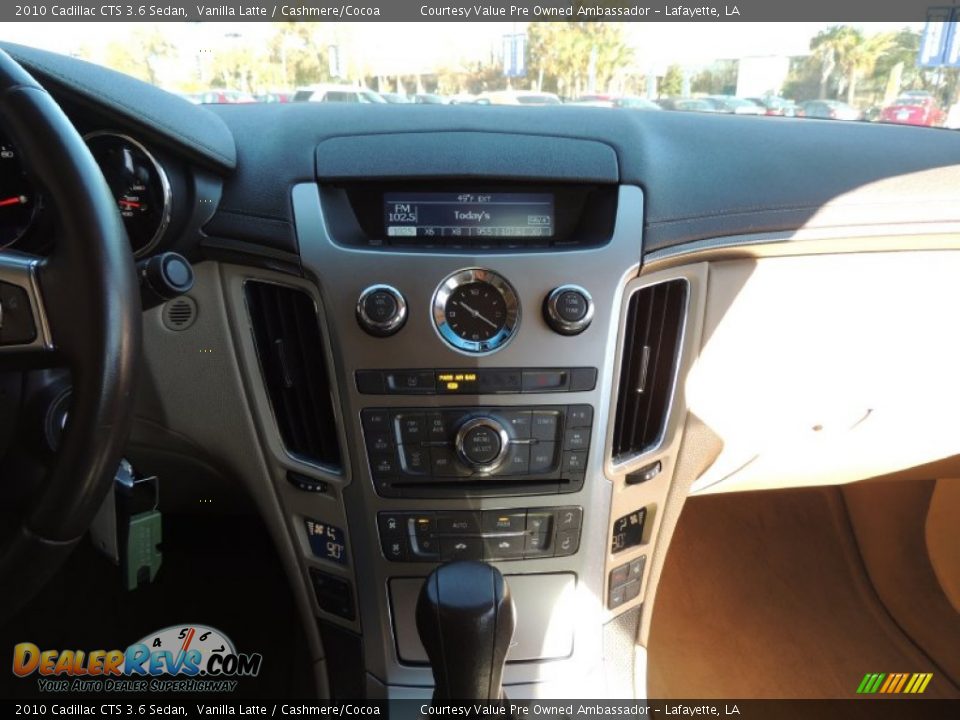 2010 Cadillac CTS 3.6 Sedan Vanilla Latte / Cashmere/Cocoa Photo #17
