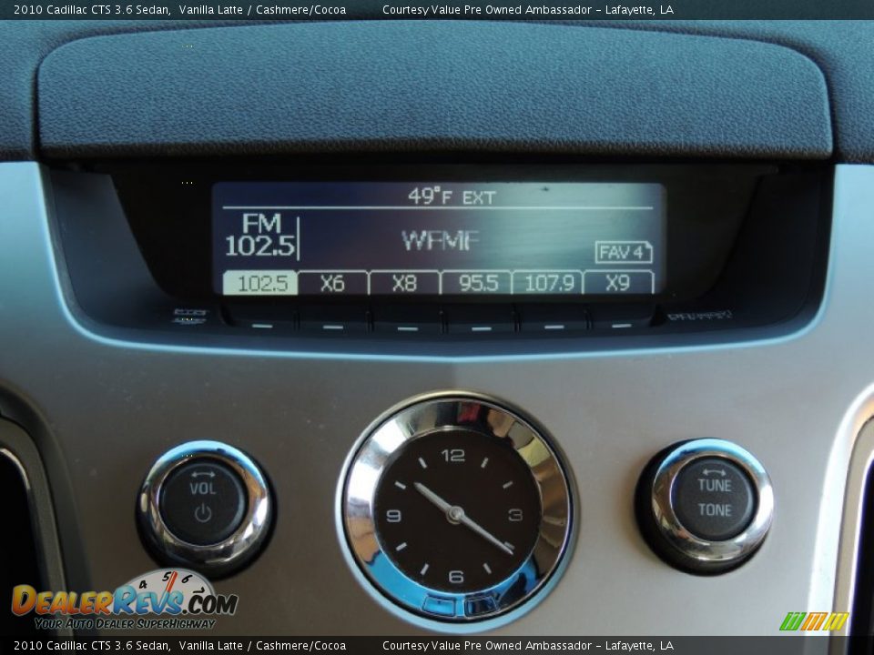 2010 Cadillac CTS 3.6 Sedan Vanilla Latte / Cashmere/Cocoa Photo #18