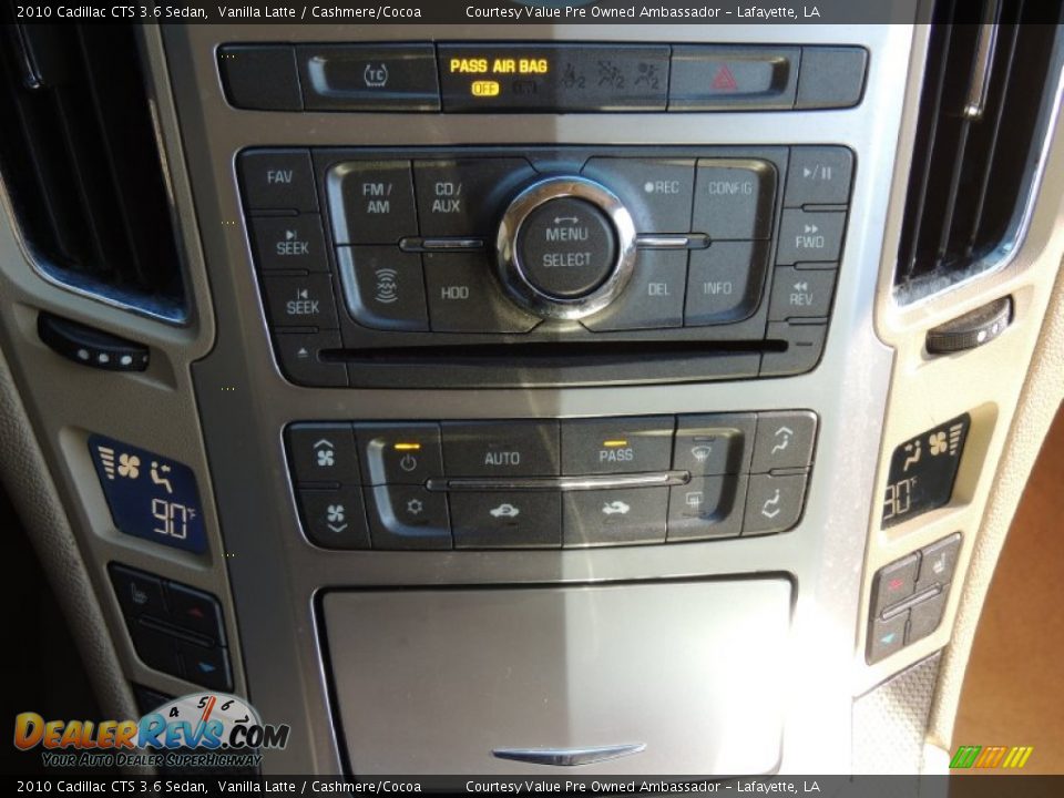 2010 Cadillac CTS 3.6 Sedan Vanilla Latte / Cashmere/Cocoa Photo #19