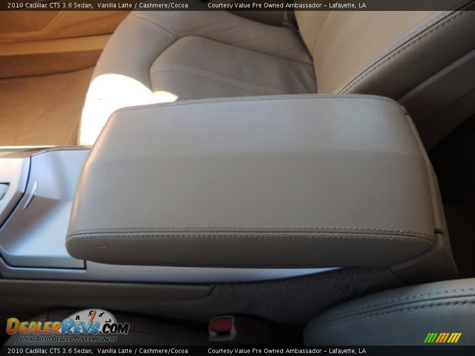 2010 Cadillac CTS 3.6 Sedan Vanilla Latte / Cashmere/Cocoa Photo #21