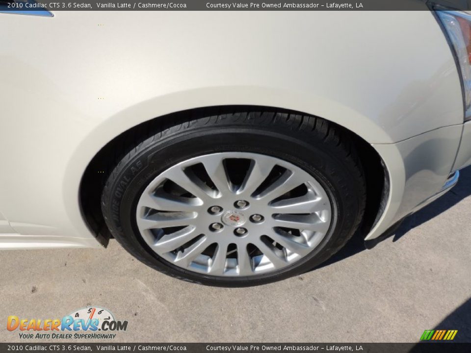 2010 Cadillac CTS 3.6 Sedan Vanilla Latte / Cashmere/Cocoa Photo #24