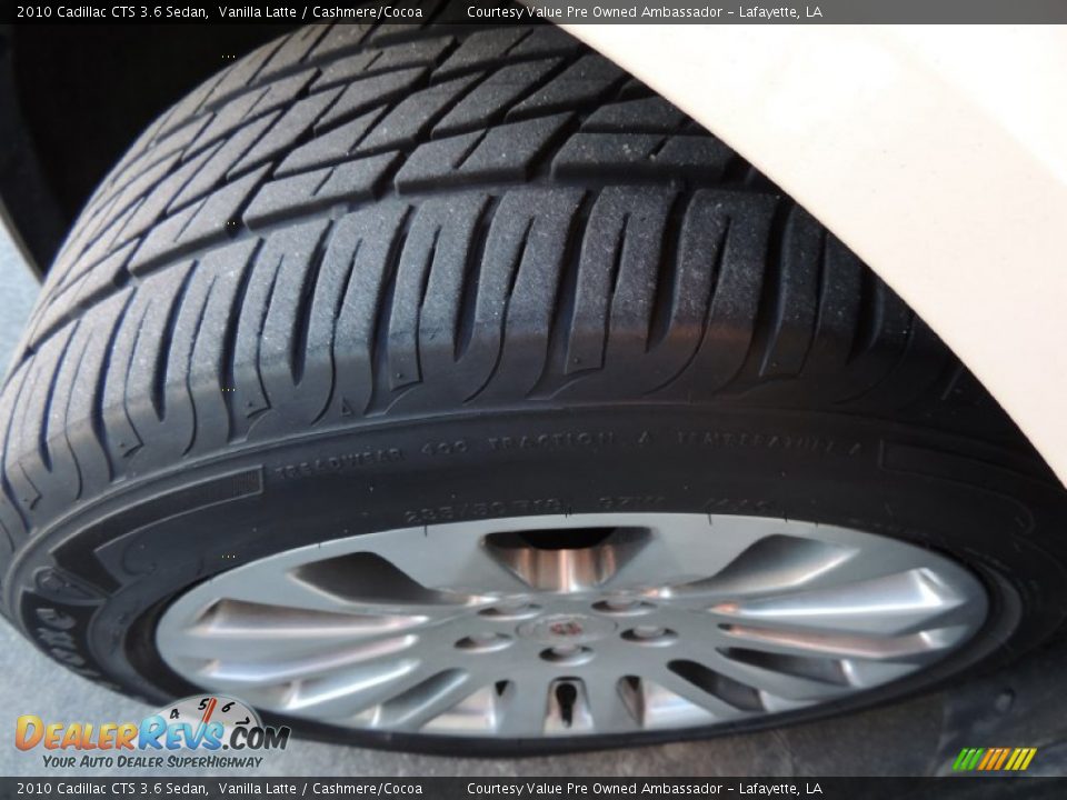 2010 Cadillac CTS 3.6 Sedan Vanilla Latte / Cashmere/Cocoa Photo #25