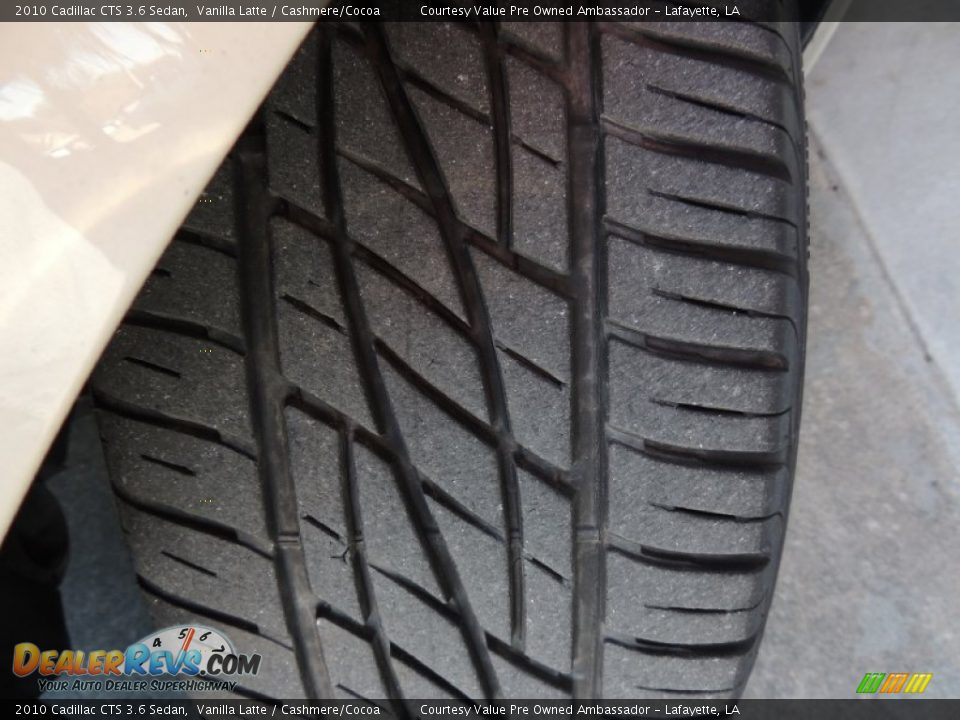2010 Cadillac CTS 3.6 Sedan Vanilla Latte / Cashmere/Cocoa Photo #26
