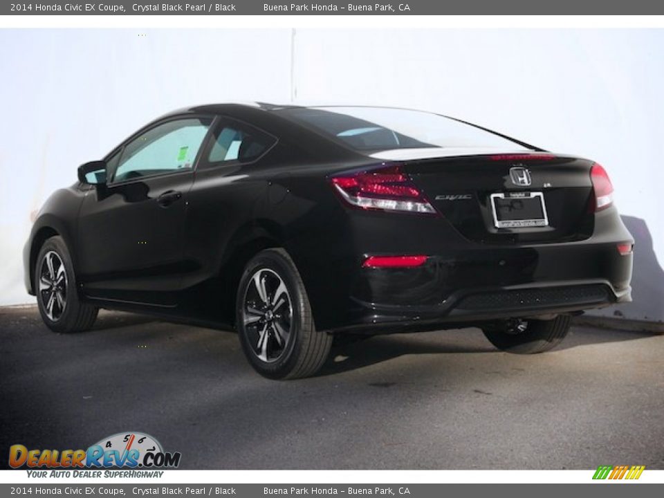 2014 Honda Civic EX Coupe Crystal Black Pearl / Black Photo #2