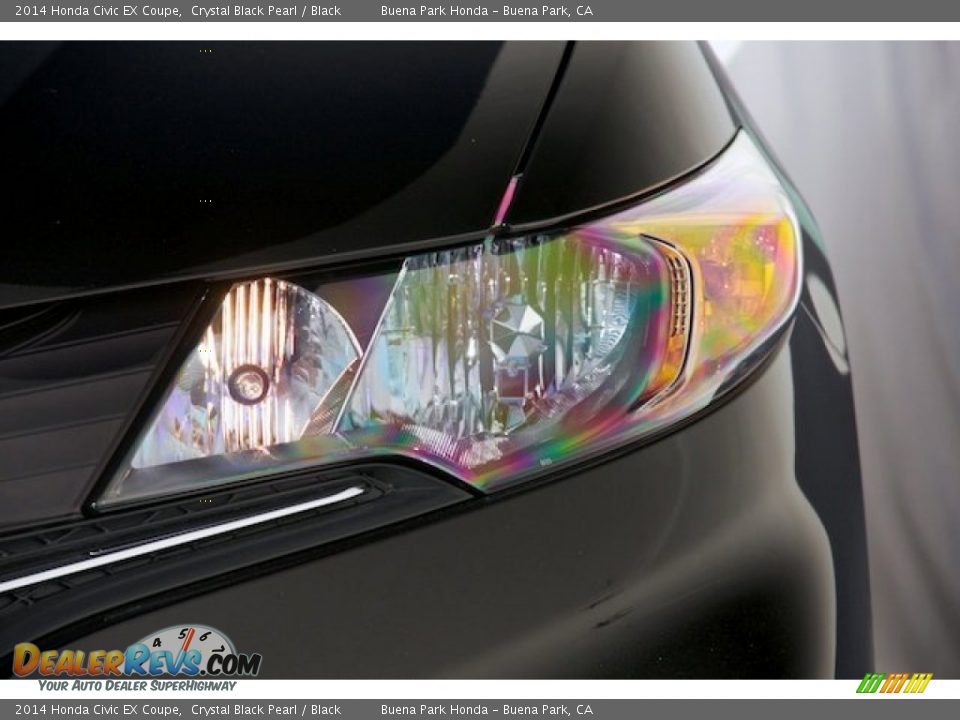 2014 Honda Civic EX Coupe Crystal Black Pearl / Black Photo #5