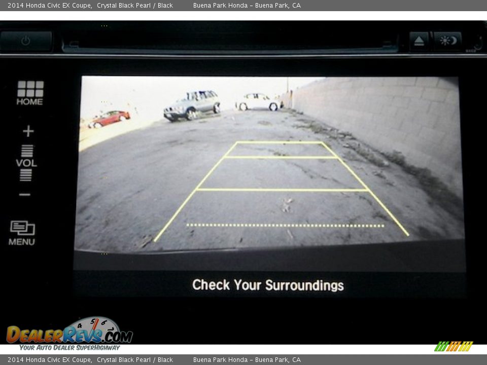 2014 Honda Civic EX Coupe Crystal Black Pearl / Black Photo #9