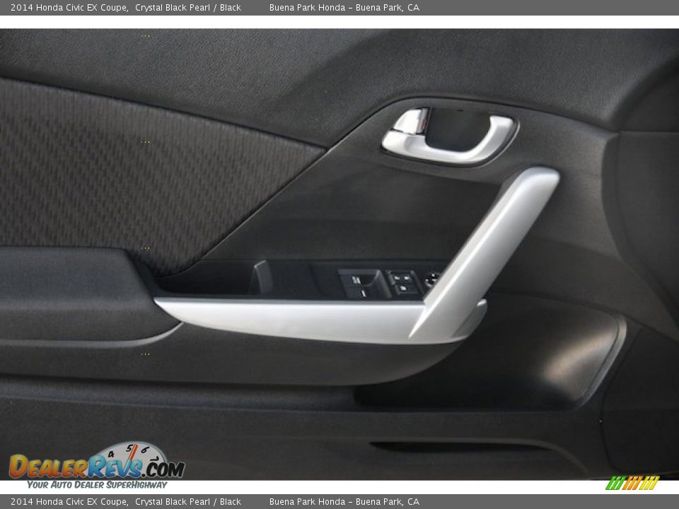 2014 Honda Civic EX Coupe Crystal Black Pearl / Black Photo #10